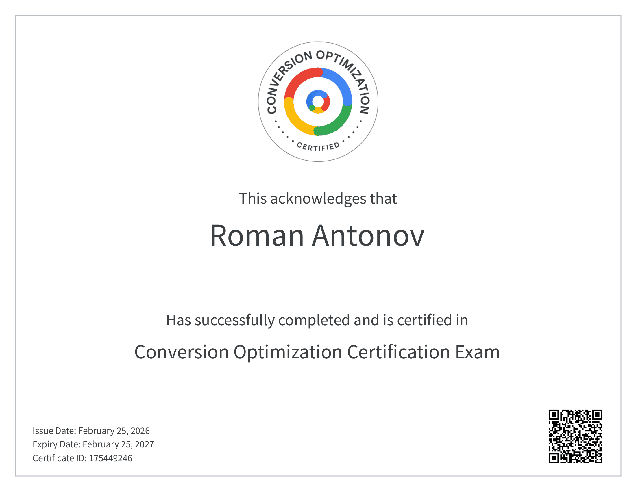 Google Conversion Optimization