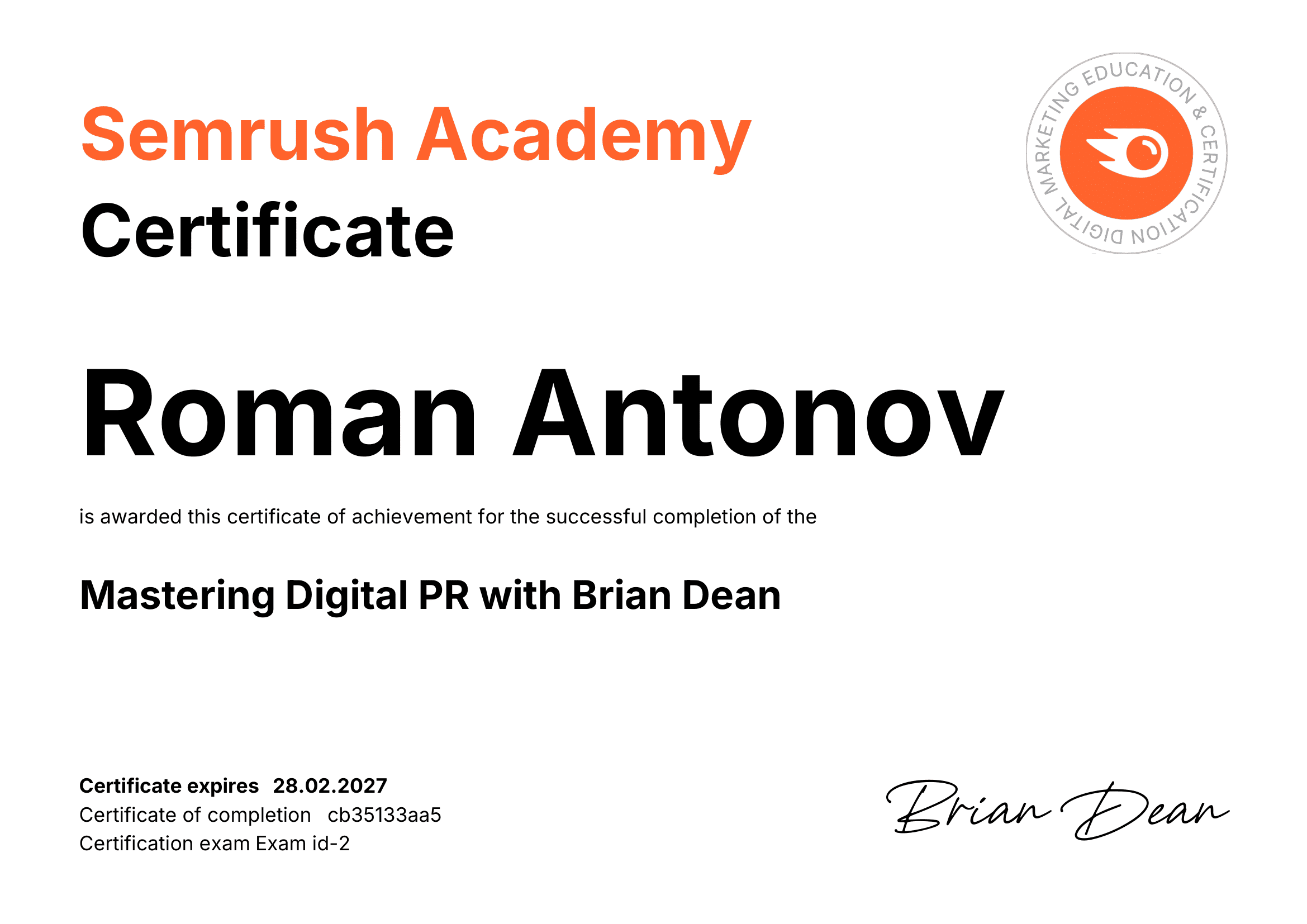 Semrush Mastering Digital PR